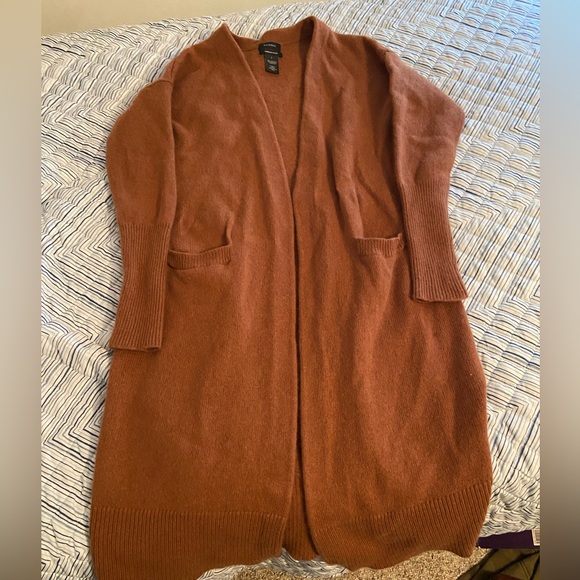 Halogen Cashmere Blend Cardigan - Picture 2 of 4